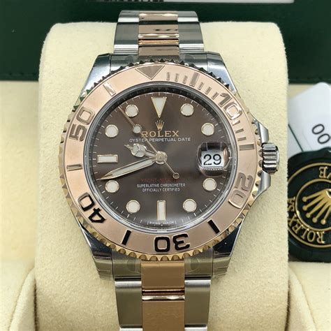 rolex yacht master gold rose|37mm yacht master rose gold.